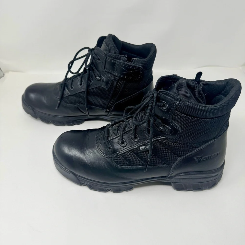 Bates Black Military Tactical Combat Style Leather Boots 8
